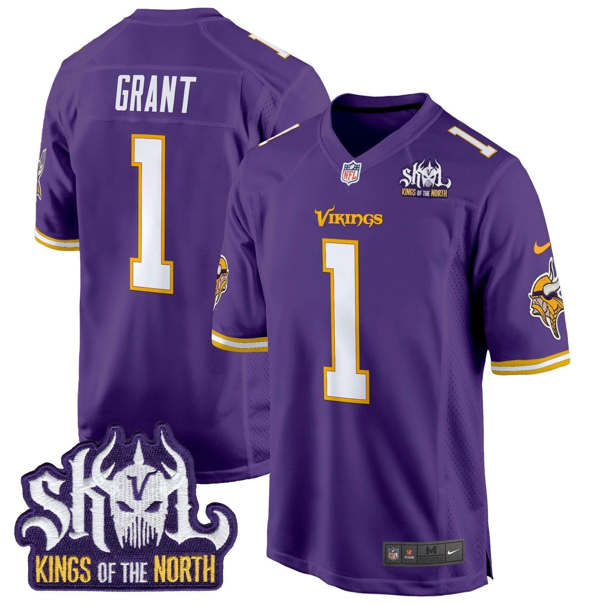 MV King Of The North Patch Throwback Game Jersey - image 24