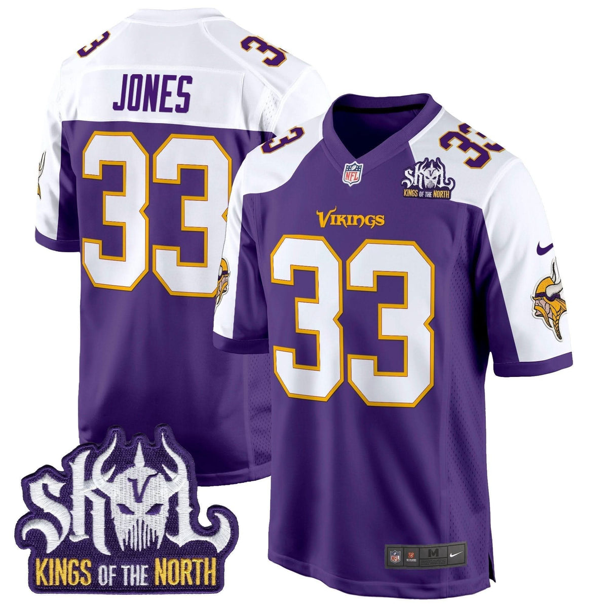 MV King Of The North Patch Throwback Game Jersey - image 5