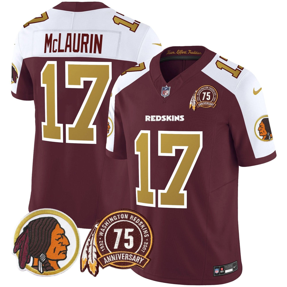 WR Throwback 75th Patch Vapor Limited Jersey - image 5