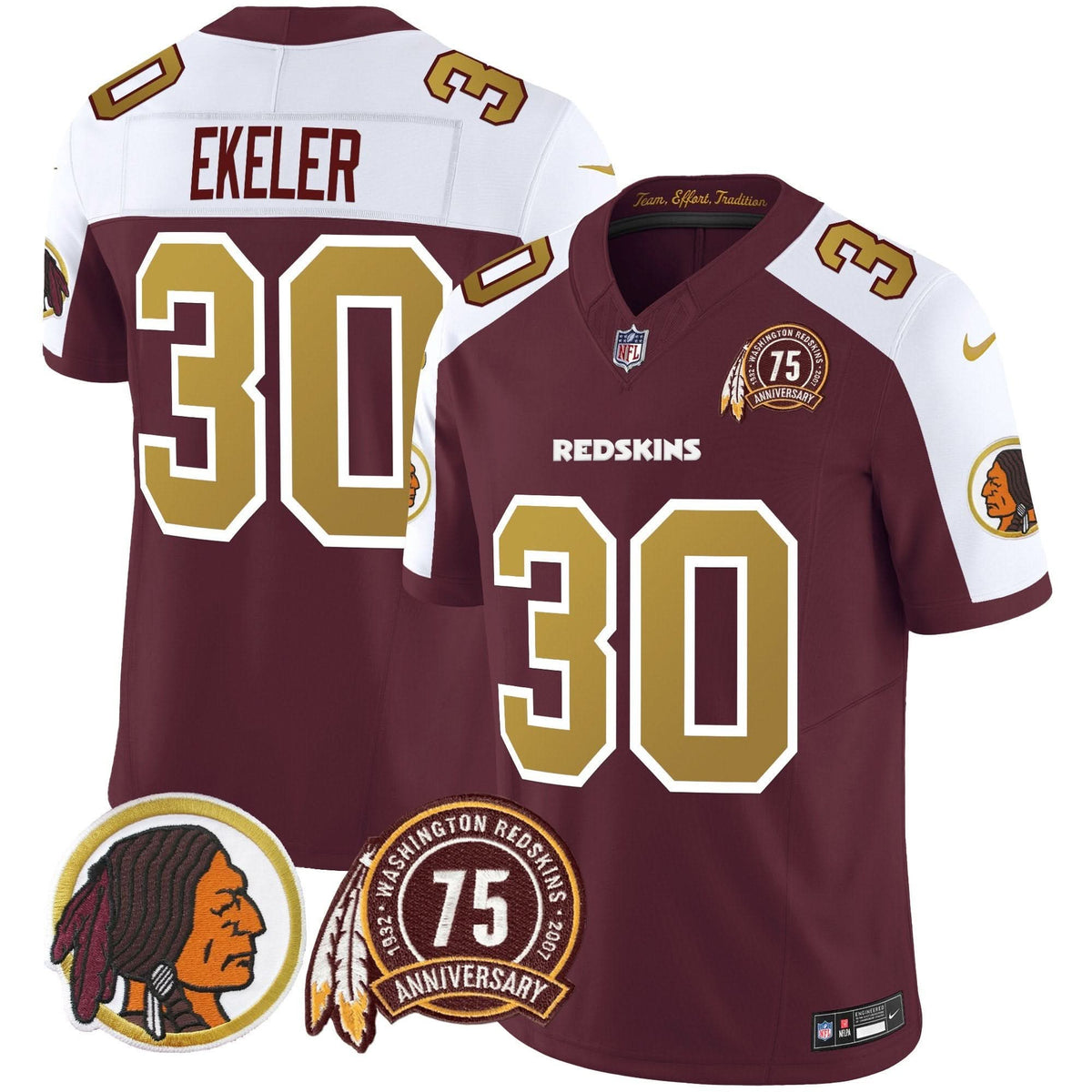 WR Throwback 75th Patch Vapor Limited Jersey - image 3