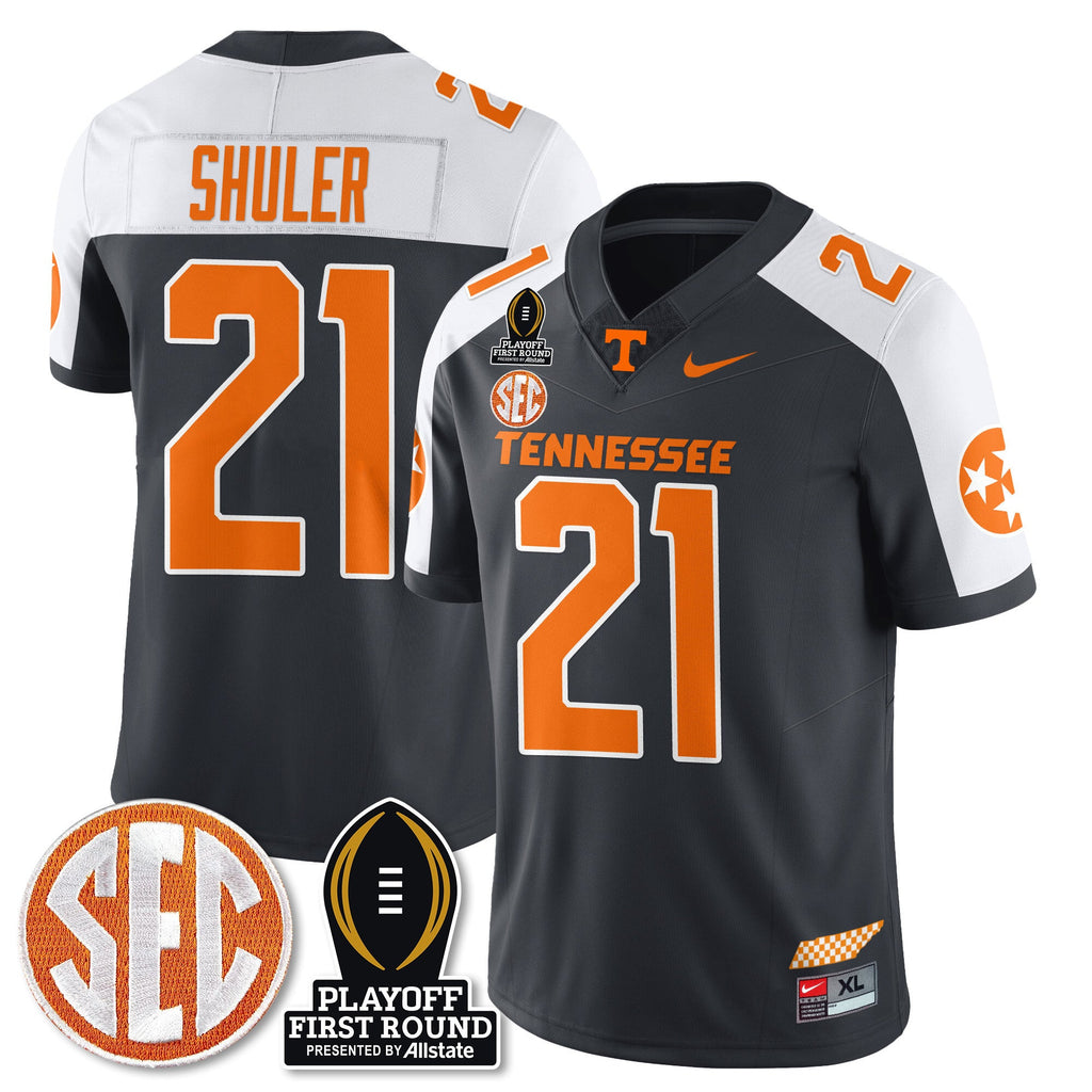 Men's Tennessee Volunteers Football Jersey - Playoff First Round Patch - All Stitched - image 9