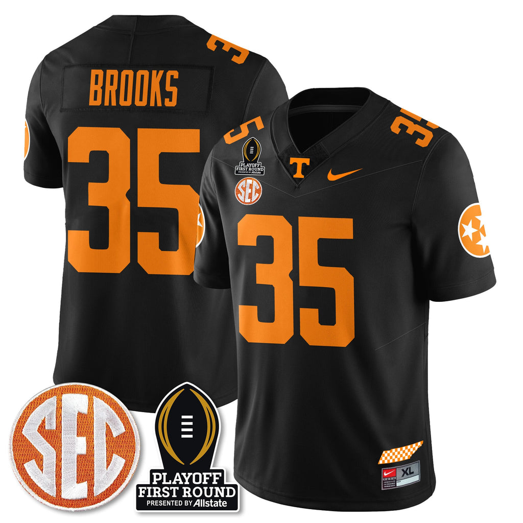 Men's Tennessee Volunteers Football Jersey - Playoff First Round Patch - All Stitched - image 47