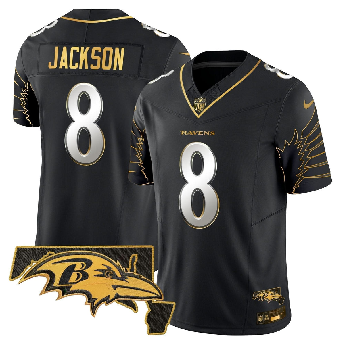BAL Maryland Patch Gold Vapor Limited Jersey V2 - image 2