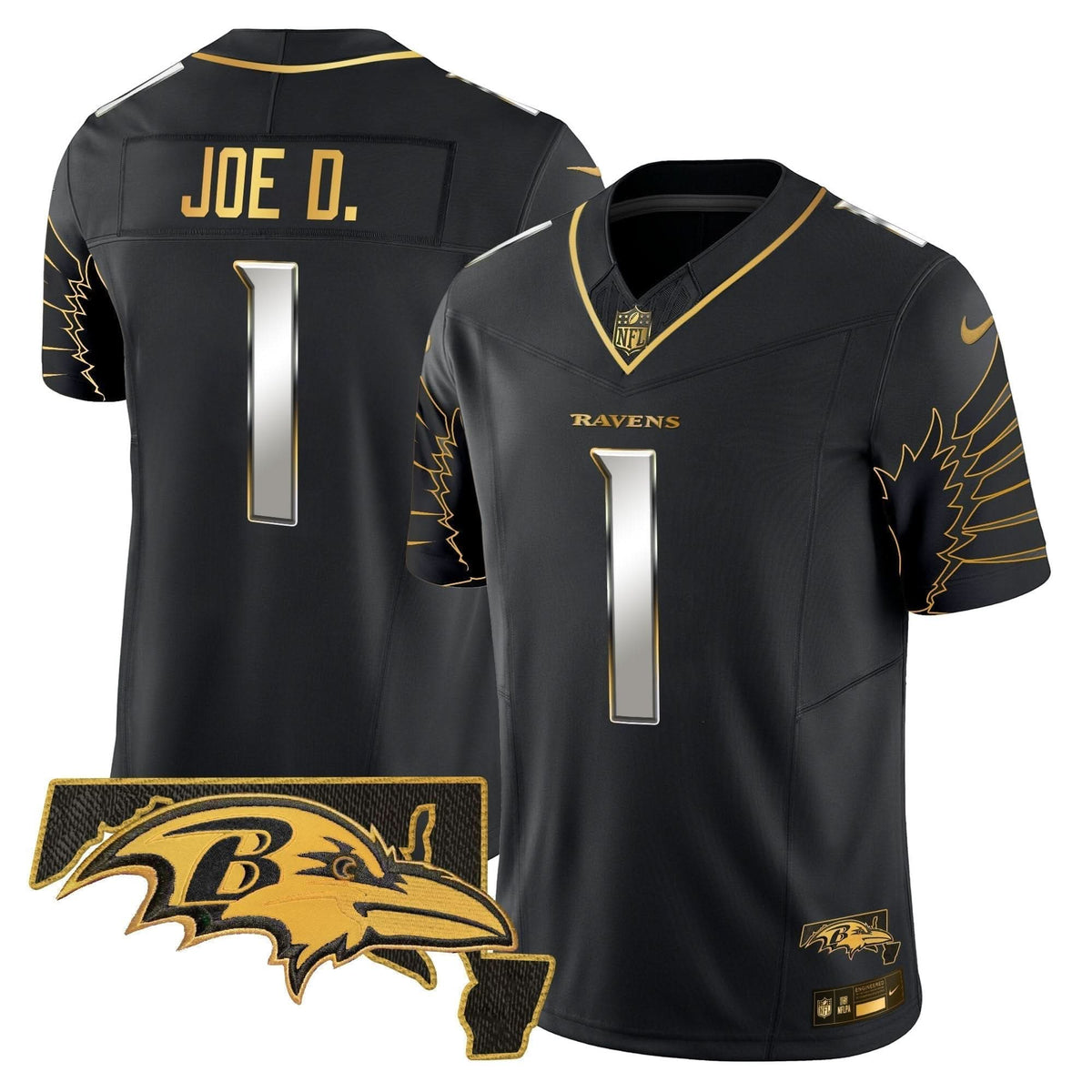 BAL Maryland Patch Gold Vapor Limited Jersey V2 - image 9