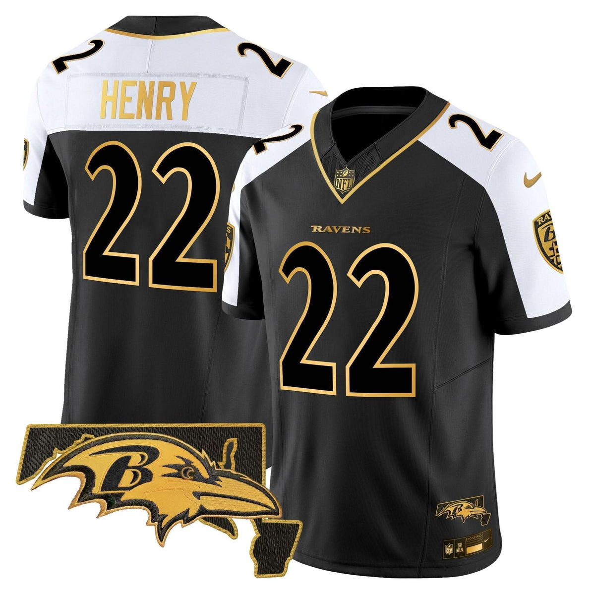BAL Maryland Patch Gold Vapor Limited Jersey V2 - image 28