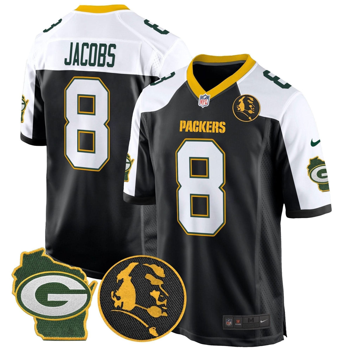 GB John Madden & Home Patch Game Jersey - image 7