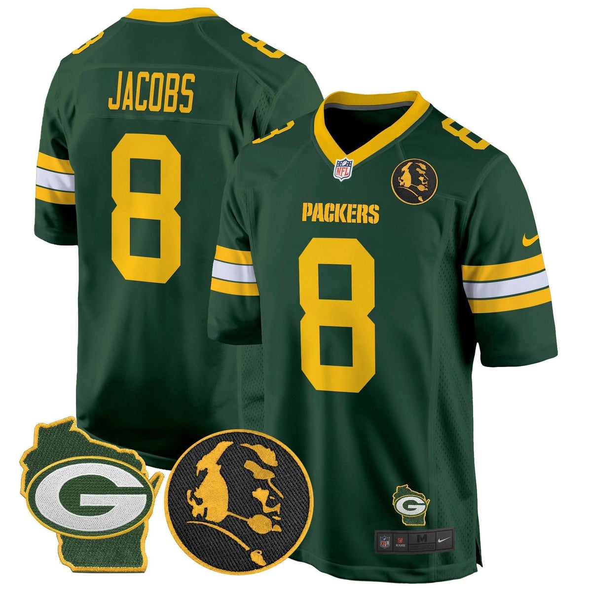GB John Madden & Home Patch Game Jersey - image 23
