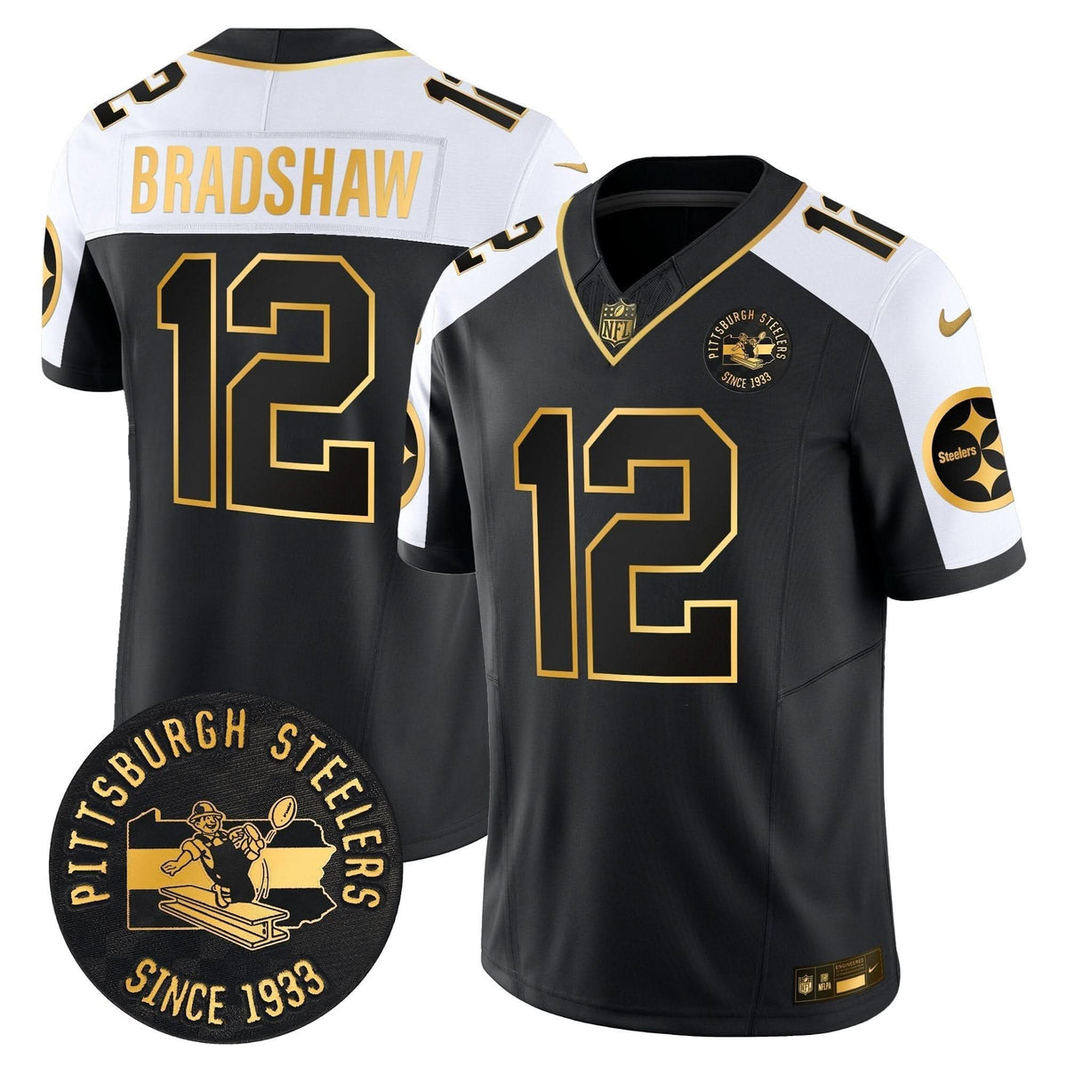 PS Throwback 1933 Patch Gold Vapor Limited Jersey - image 6