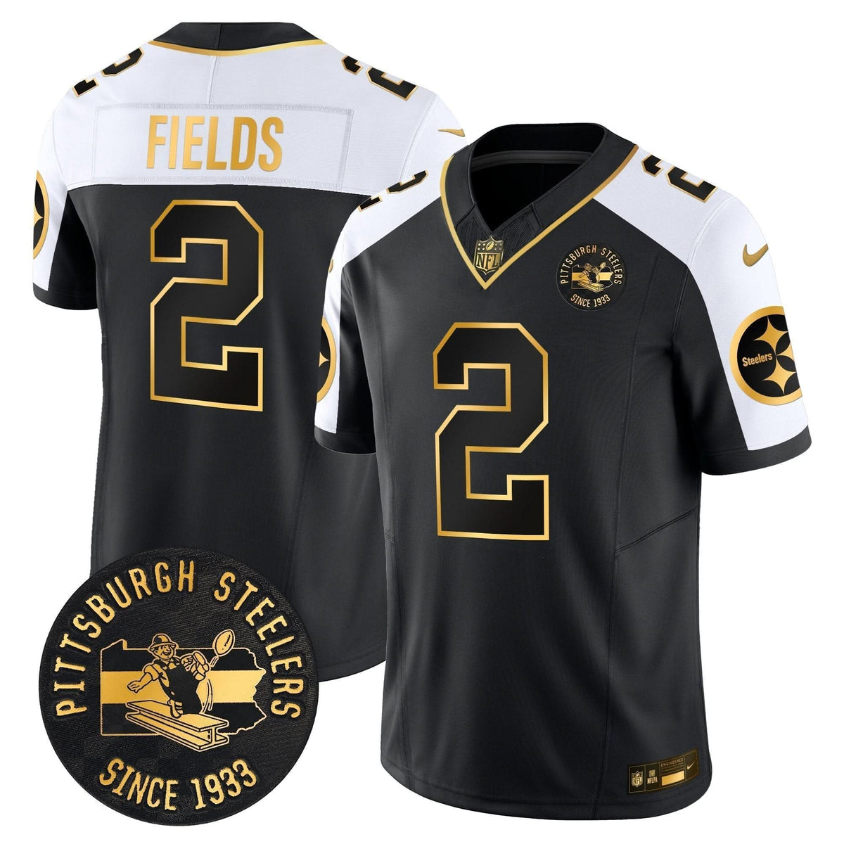 PS Throwback 1933 Patch Gold Vapor Limited Jersey - image 1