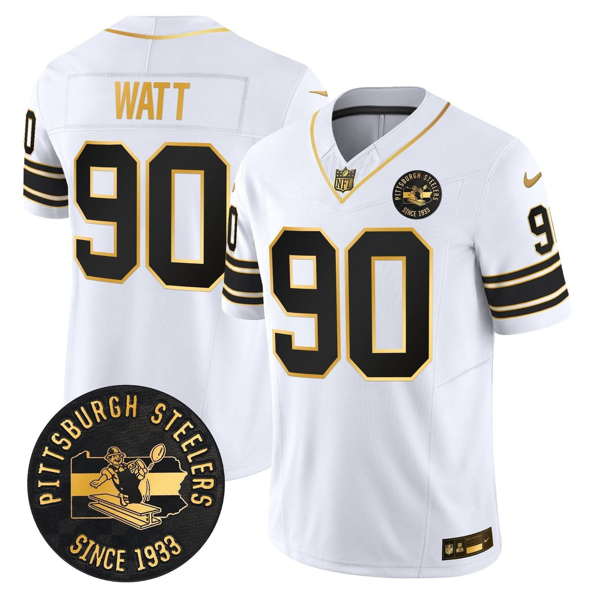 PS Throwback 1933 Patch Gold Vapor Limited Jersey - image 12