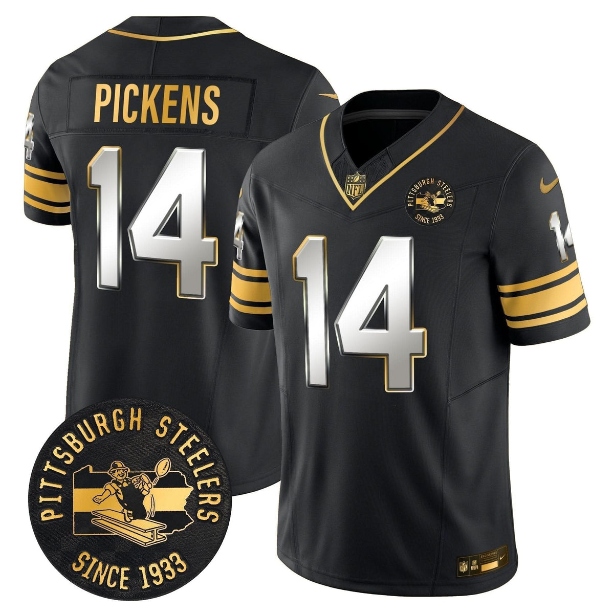 PS Throwback 1933 Patch Gold Vapor Limited Jersey - image 33