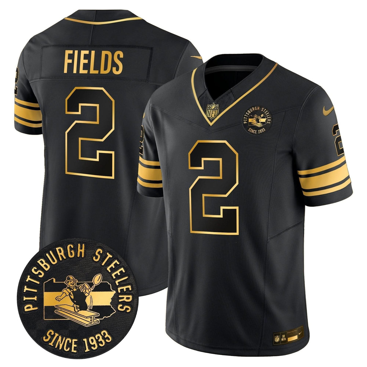 PS Throwback 1933 Patch Gold Vapor Limited Jersey - image 21