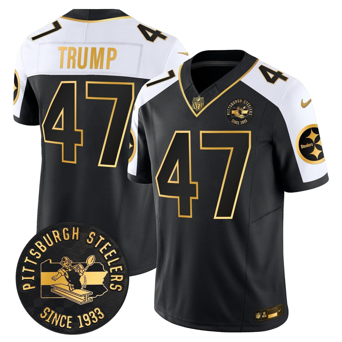 PS Throwback 1933 Patch Gold Vapor Limited Jersey - image 10