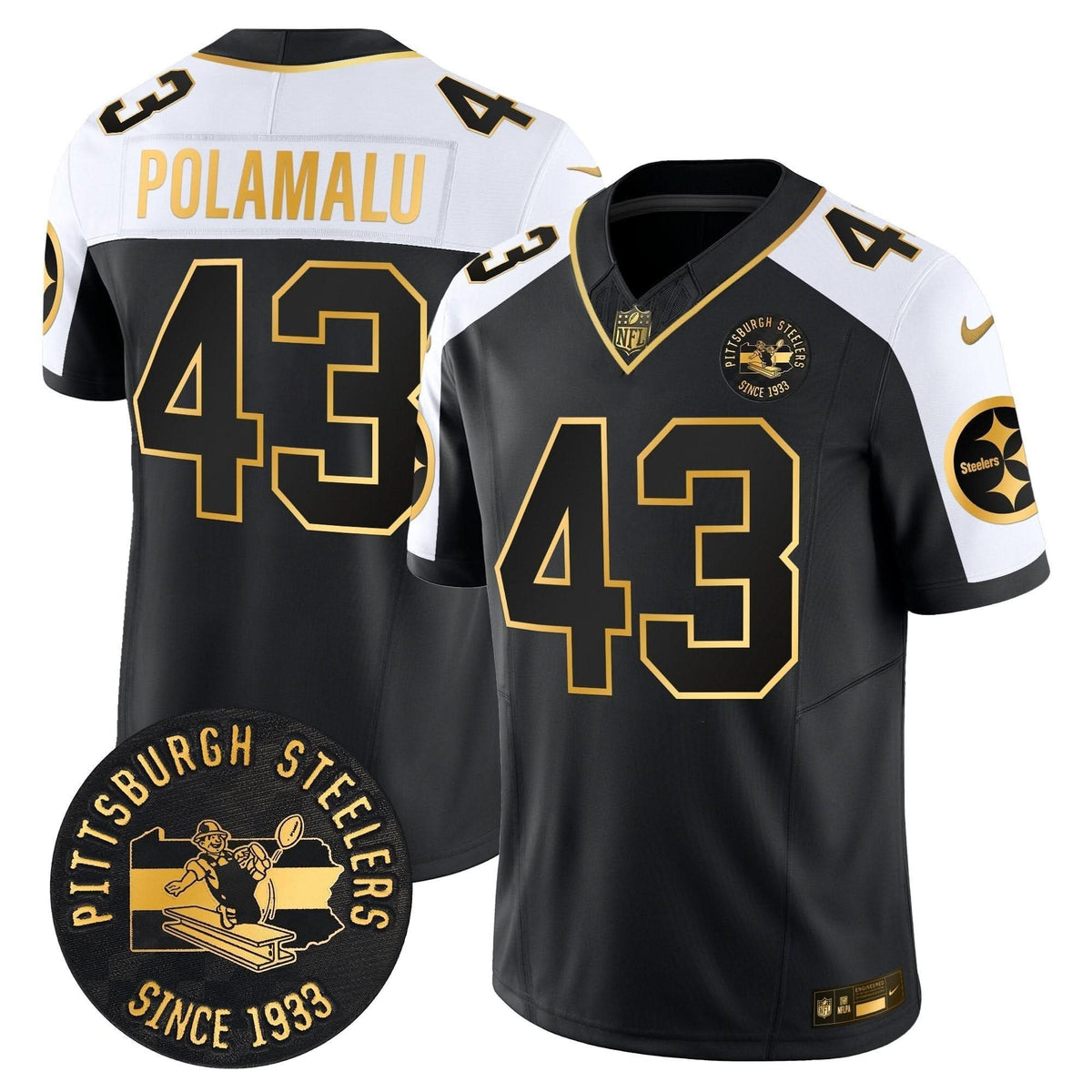 PS Throwback 1933 Patch Gold Vapor Limited Jersey - image 5