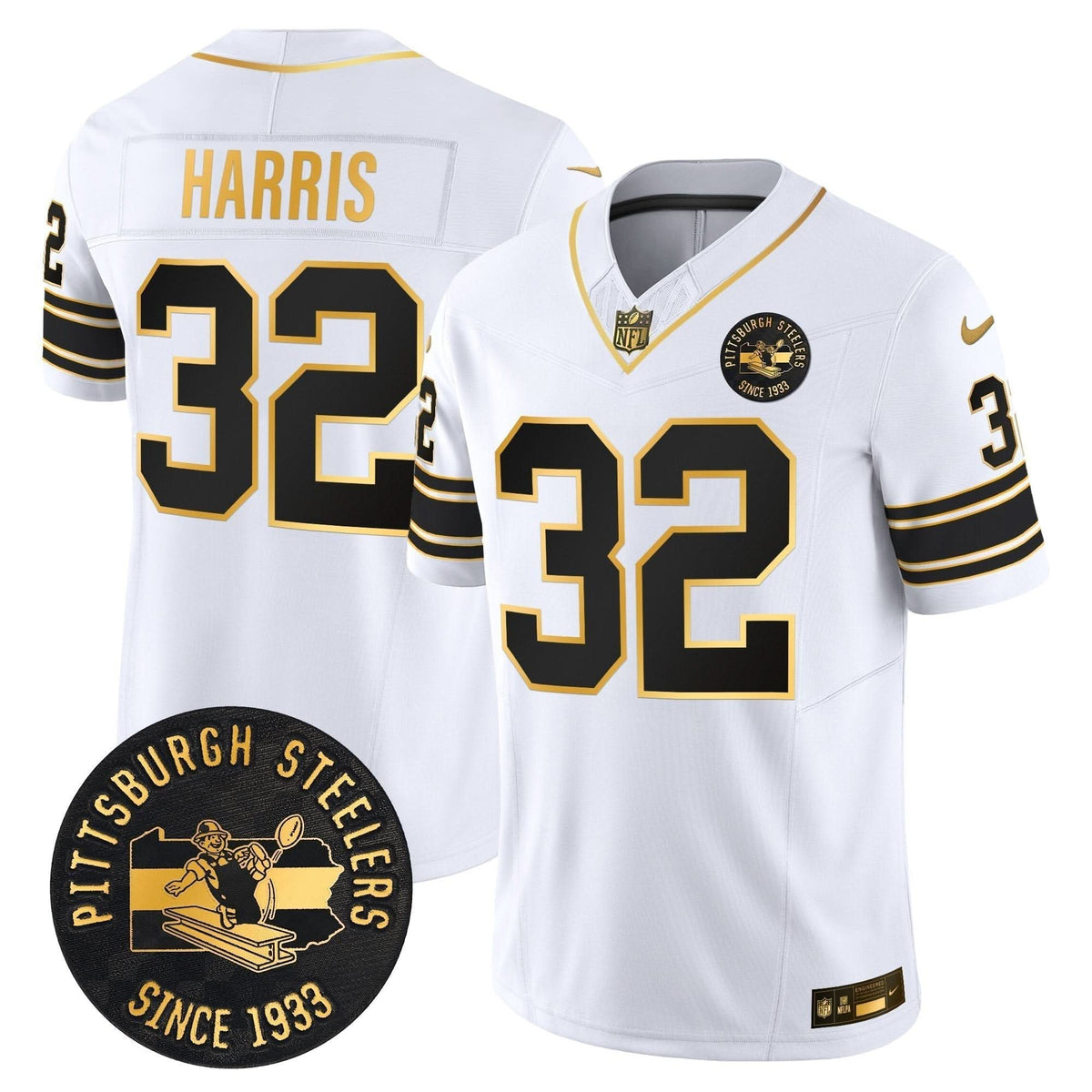 PS Throwback 1933 Patch Gold Vapor Limited Jersey - image 17