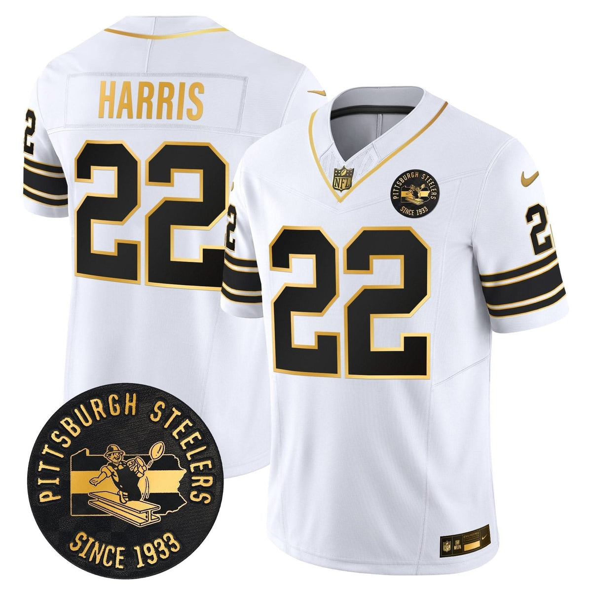 PS Throwback 1933 Patch Gold Vapor Limited Jersey - image 14