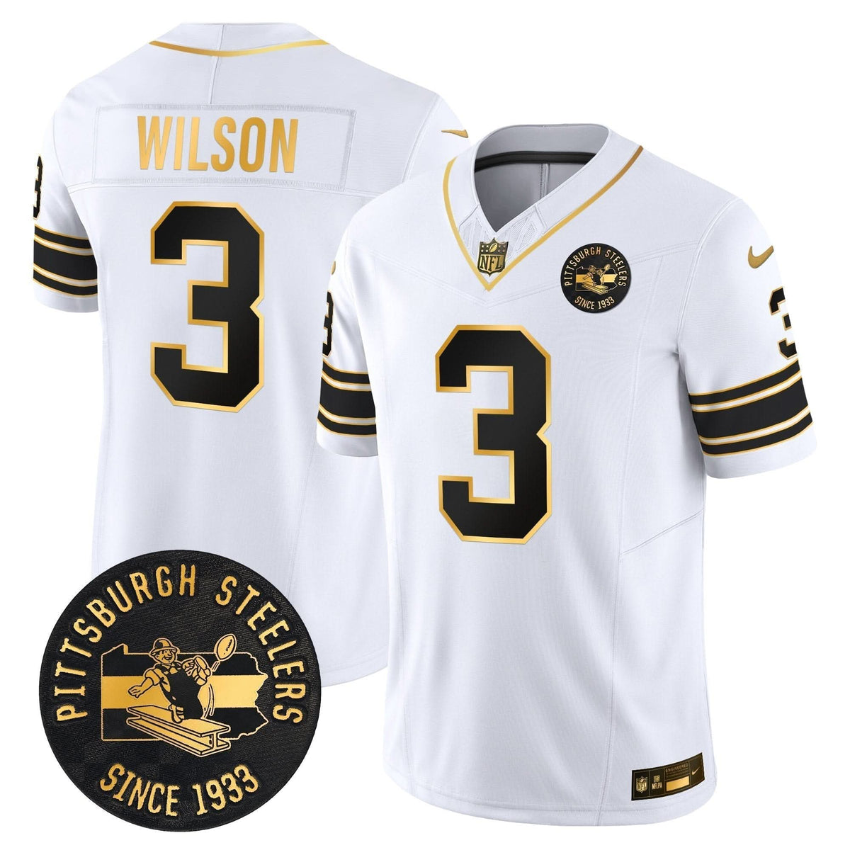 PS Throwback 1933 Patch Gold Vapor Limited Jersey - image 19