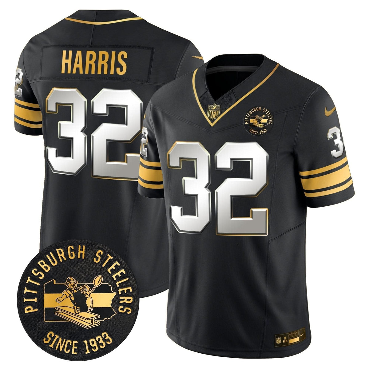 PS Throwback 1933 Patch Gold Vapor Limited Jersey - image 37