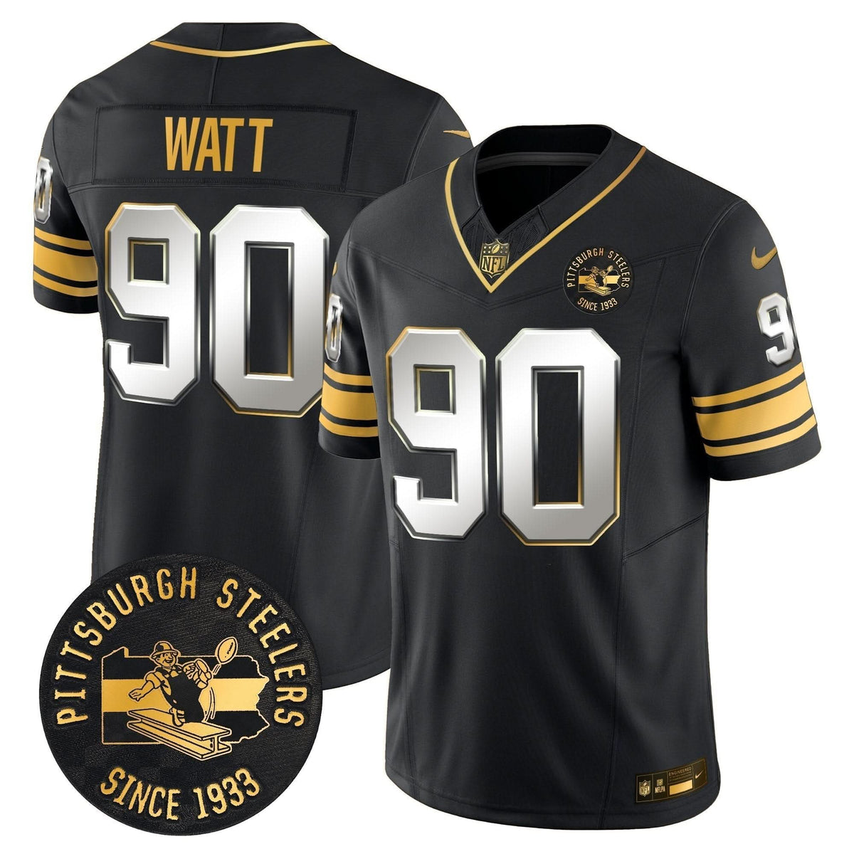 PS Throwback 1933 Patch Gold Vapor Limited Jersey - image 32