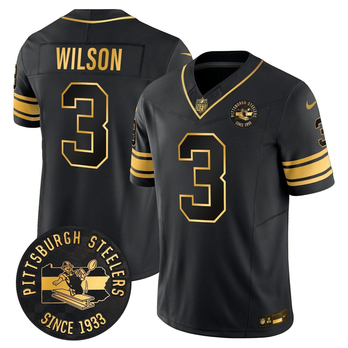 PS Throwback 1933 Patch Gold Vapor Limited Jersey - image 29