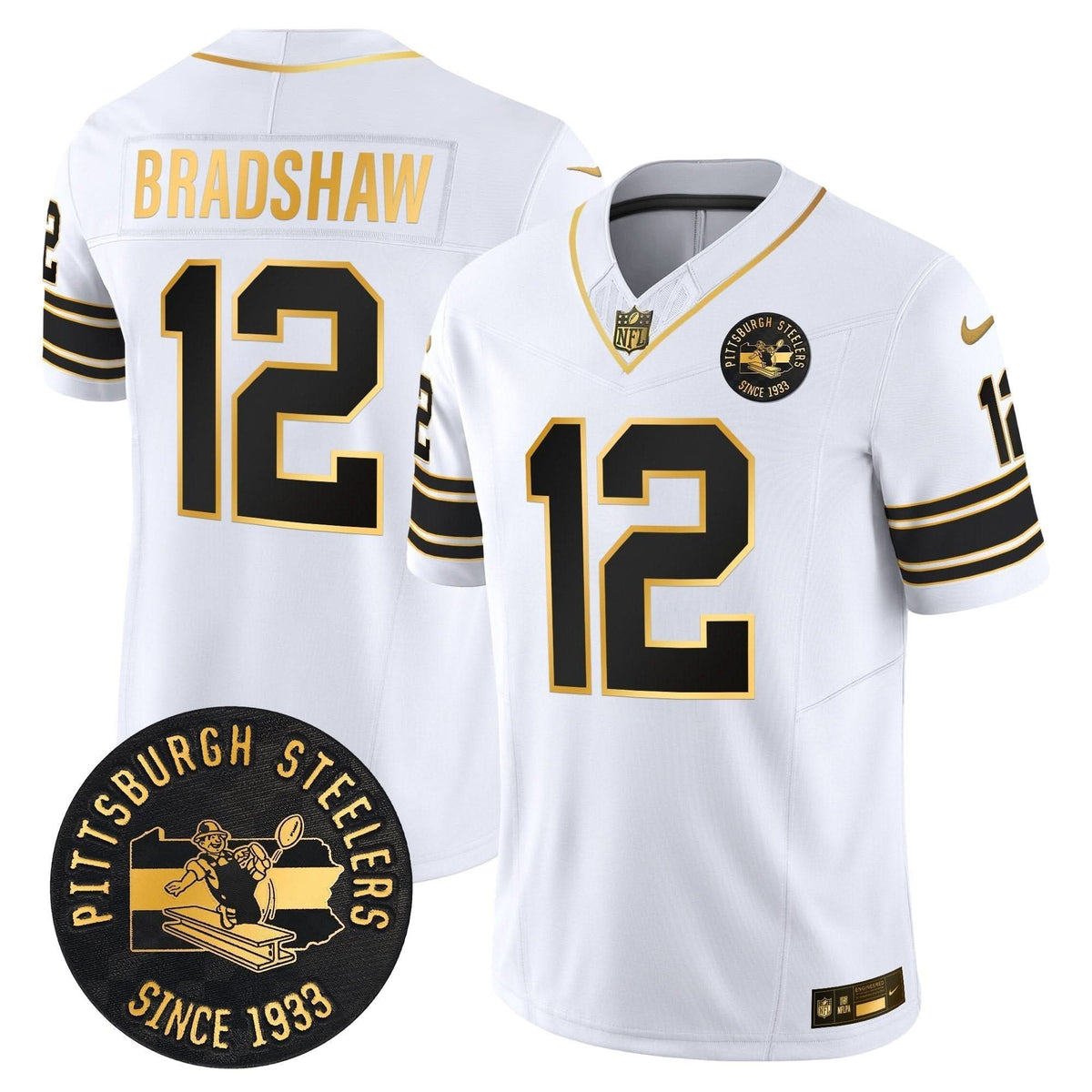 PS Throwback 1933 Patch Gold Vapor Limited Jersey - image 16