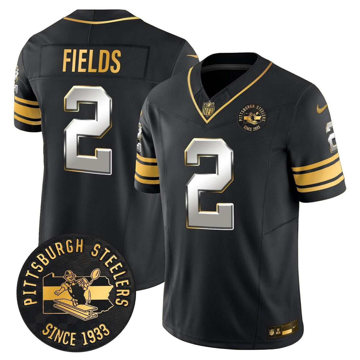 PS Throwback 1933 Patch Gold Vapor Limited Jersey - image 31