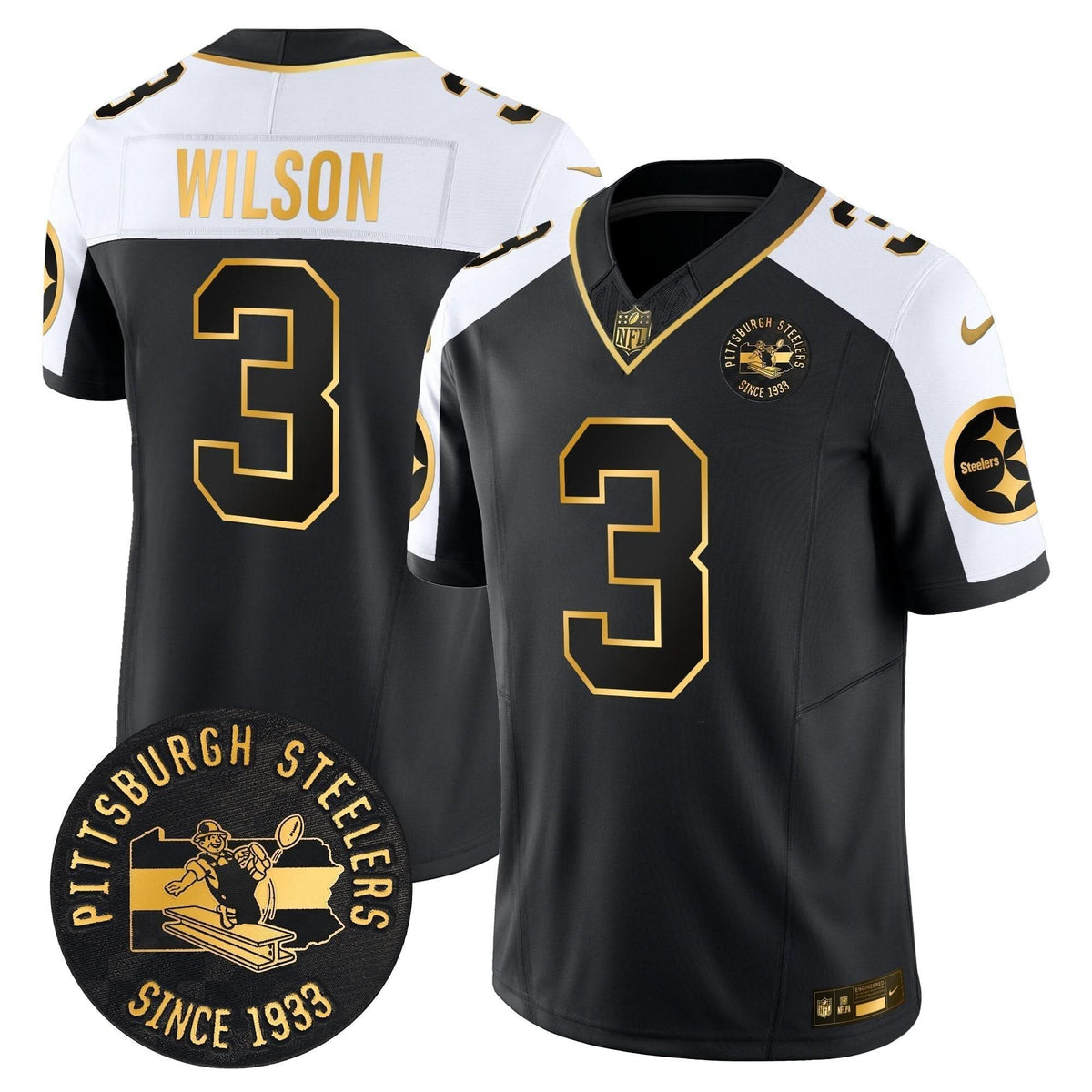 PS Throwback 1933 Patch Gold Vapor Limited Jersey - image 9