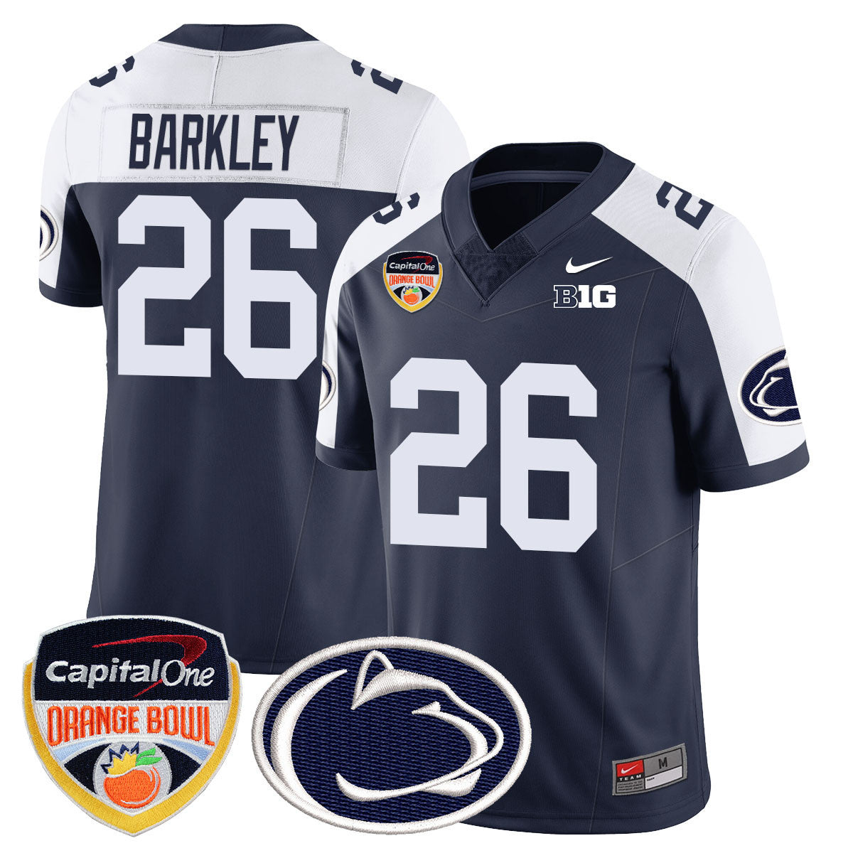Men's Penn State Nittany Lions 2024 Orange Bowl Jersey - All Stitched - image 8