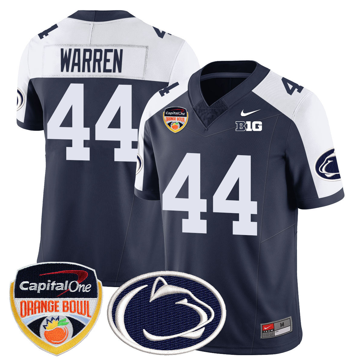 Men's Penn State Nittany Lions 2024 Orange Bowl Jersey - All Stitched - image 5