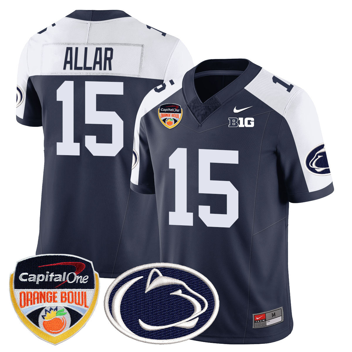 Men's Penn State Nittany Lions 2024 Orange Bowl Jersey - All Stitched - image 2