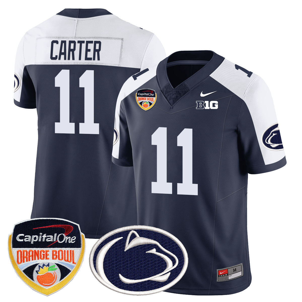 Men's Penn State Nittany Lions 2024 Orange Bowl Jersey - All Stitched - image 12