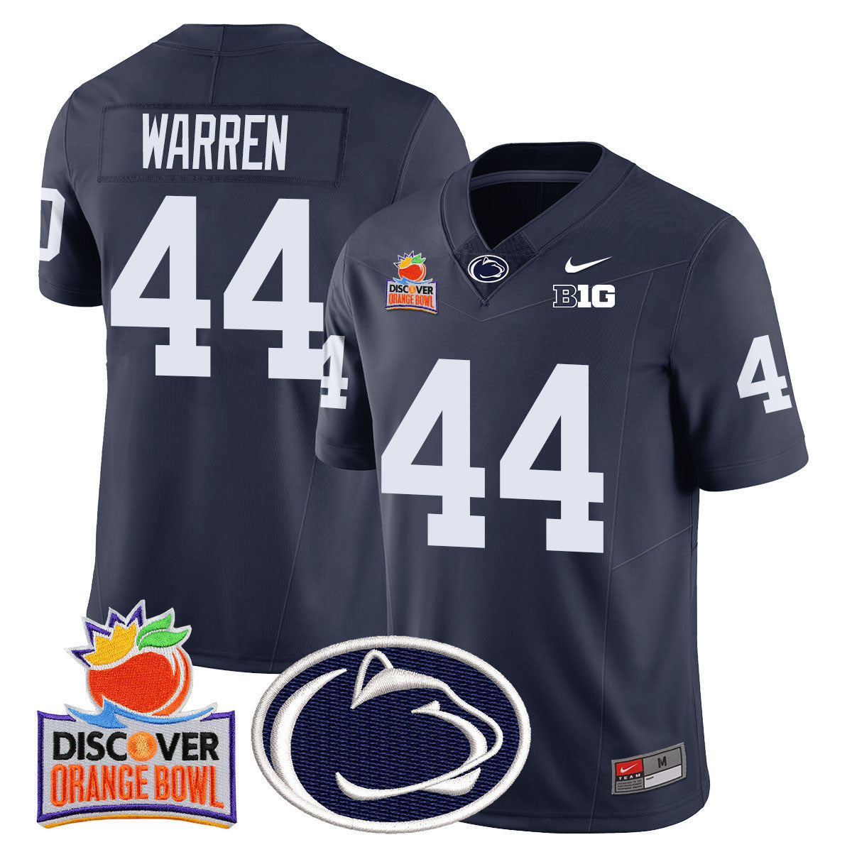 Men's Penn State Nittany Lions 2024 Orange Bowl Jersey N1 - All Stitched - image 23