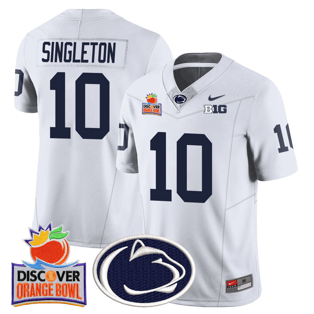 Men's Penn State Nittany Lions 2024 Orange Bowl Jersey N1 - All Stitched - image 28