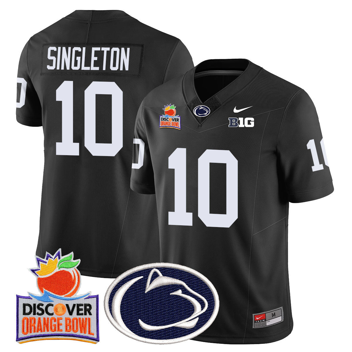Men's Penn State Nittany Lions 2024 Orange Bowl Jersey N1 - All Stitched - image 35