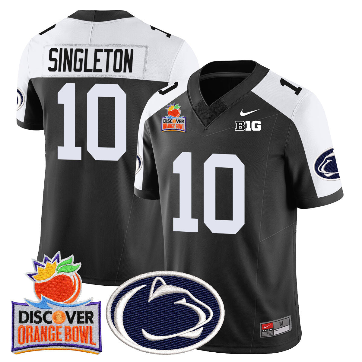Men's Penn State Nittany Lions 2024 Orange Bowl Jersey N1 - All Stitched - image 12