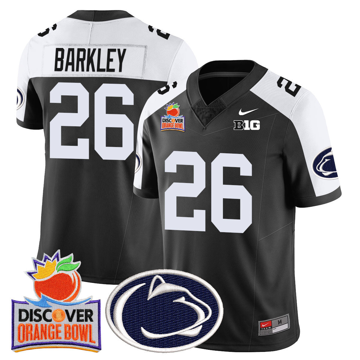 Men's Penn State Nittany Lions 2024 Orange Bowl Jersey N1 - All Stitched - image 17