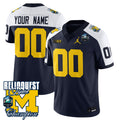 Custom Gender/Name Michigan Wolverines 2024 ReliaQuest Bowl Champions Jersey - All Stitched - image 1