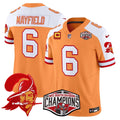 TBB Creamsicle 2024 NFC South Division Champions Patch Vapor Limited Jersey - image 1
