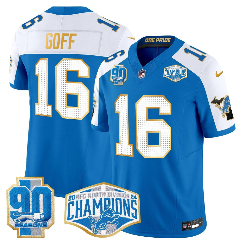 DET 2024 NFC North Division Champions Patch Gold Trim Vapor Limited Jersey - image 65