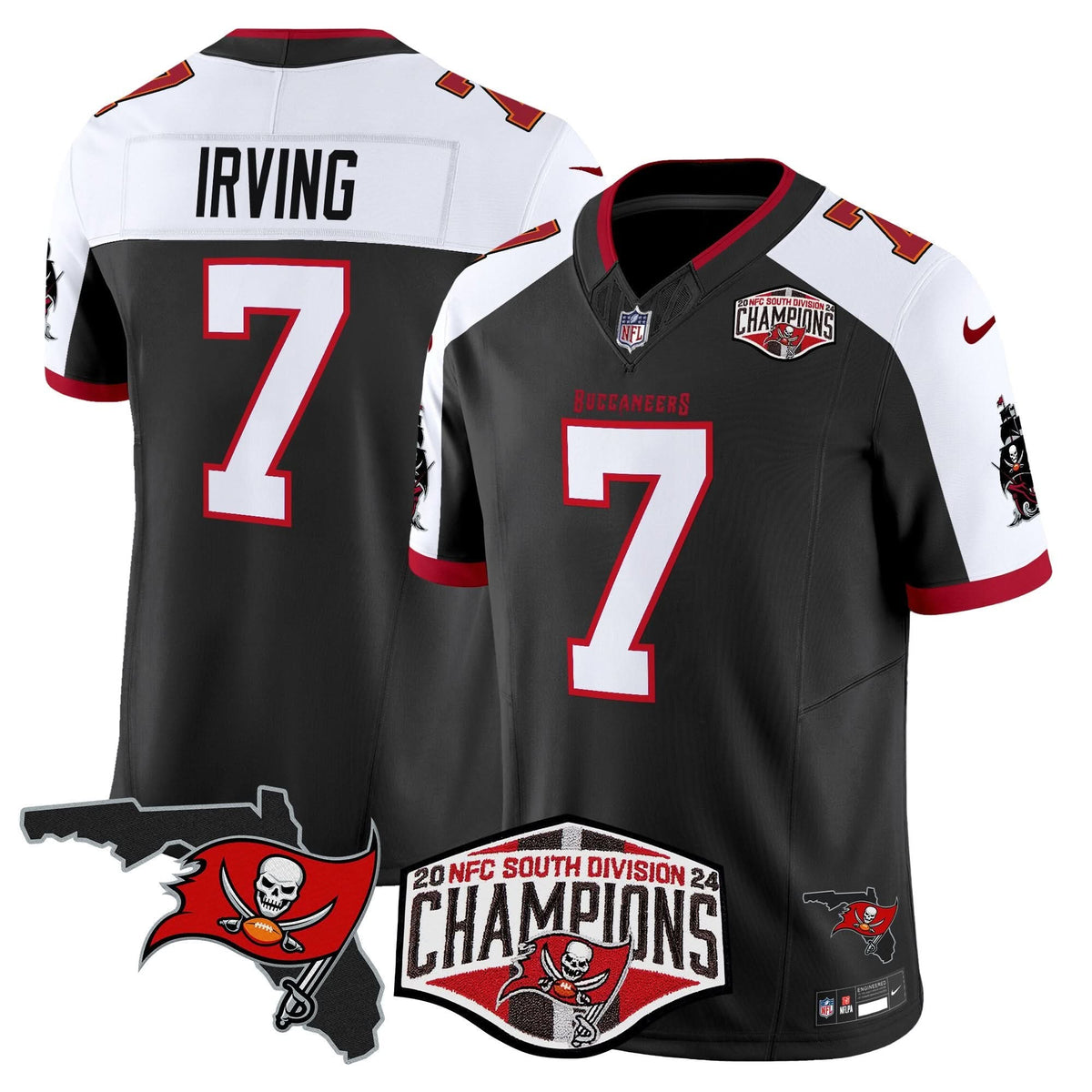 TB 2024 NFC South Division Champions Patch Vapor Limited Jersey - image 7