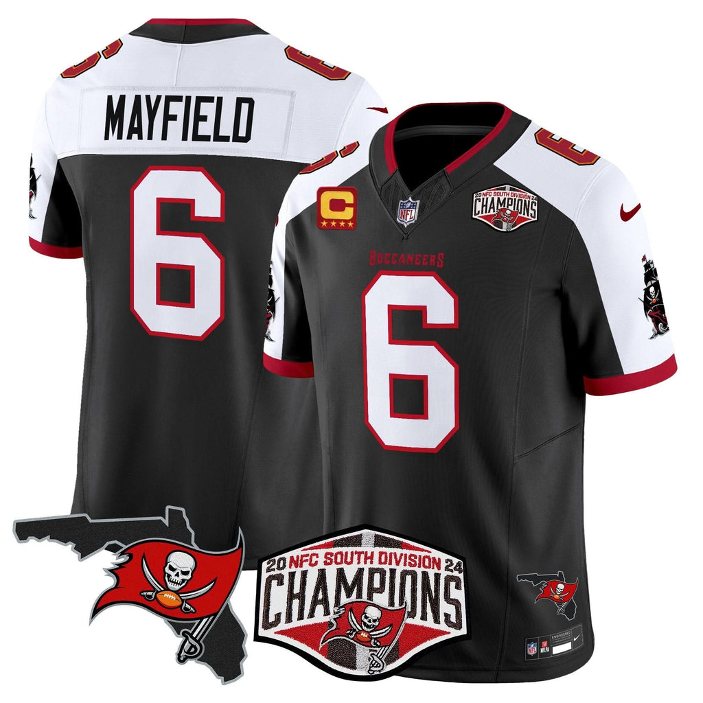TB 2024 NFC South Division Champions Patch Vapor Limited Jersey - image 1