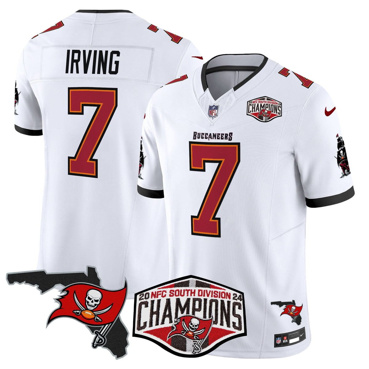 TB 2024 NFC South Division Champions Patch Vapor Limited Jersey - image 28