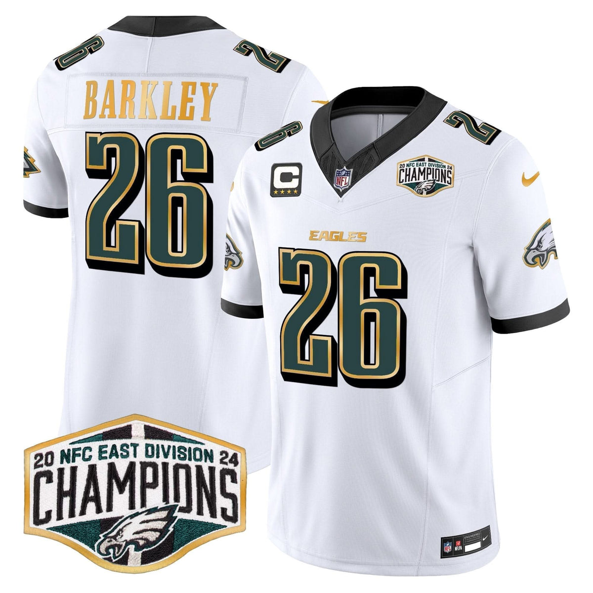 PHI 2024 NFC East Division Champions Gold Trim Vapor Limited Jersey - image 86