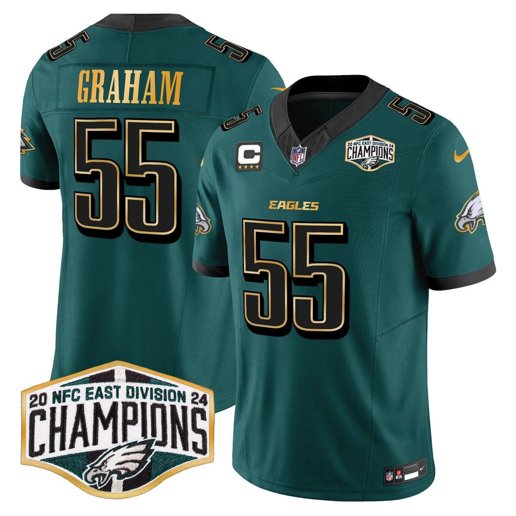 PHI 2024 NFC East Division Champions Gold Trim Vapor Limited Jersey - image 77