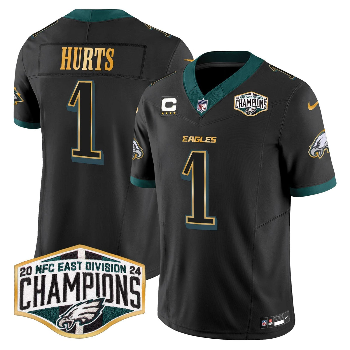 PHI 2024 NFC East Division Champions Gold Trim Vapor Limited Jersey - image 19
