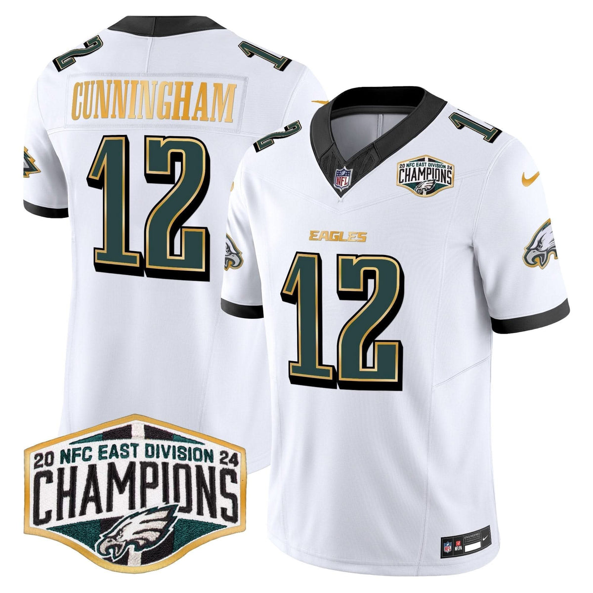 PHI 2024 NFC East Division Champions Gold Trim Vapor Limited Jersey - image 55