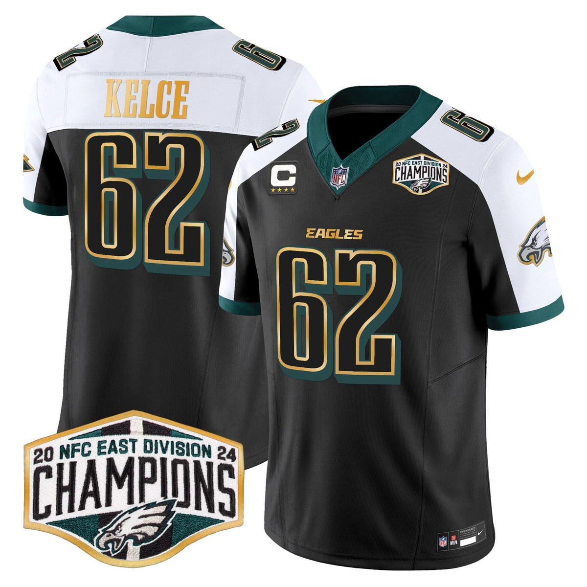 PHI 2024 NFC East Division Champions Gold Trim Vapor Limited Jersey - image 36