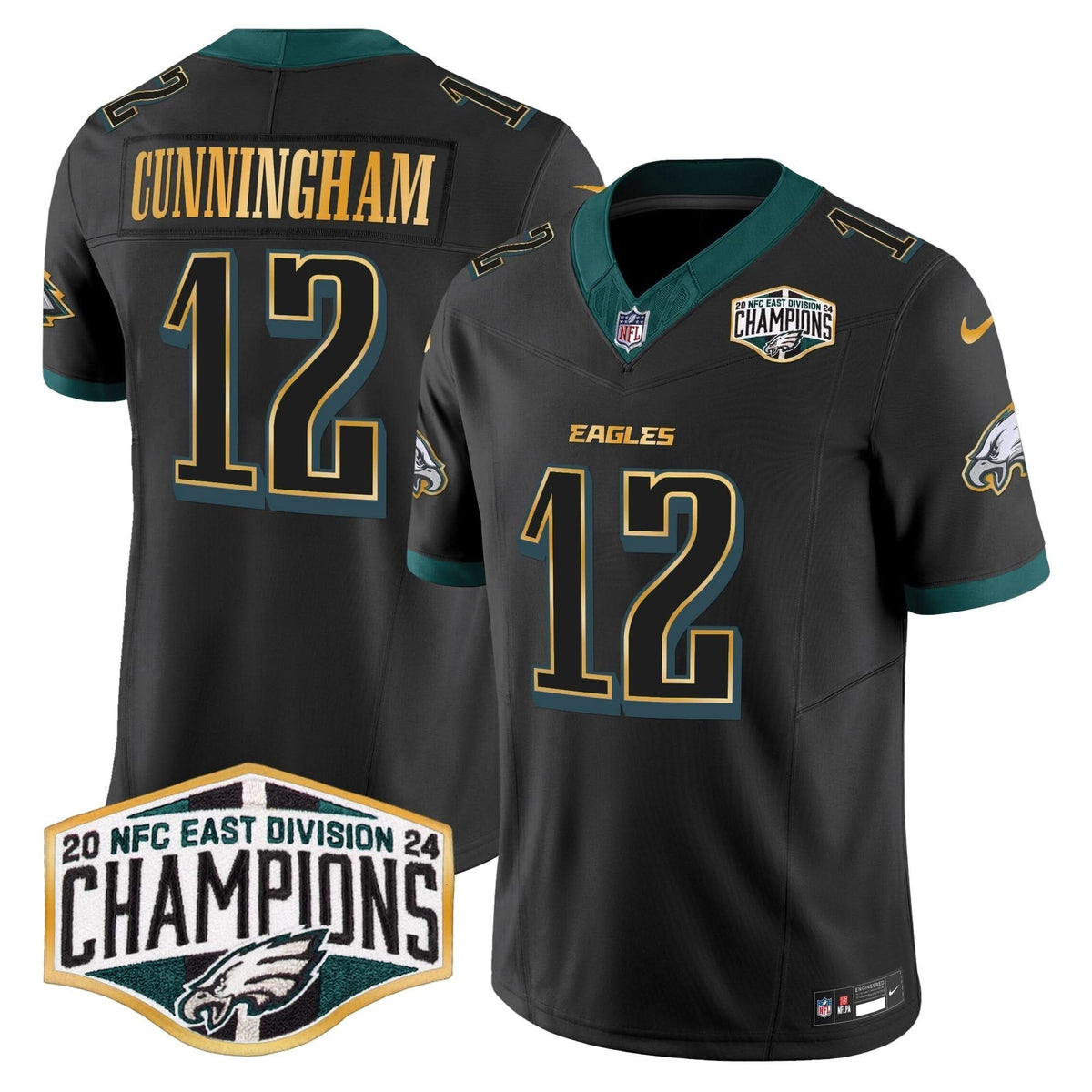 PHI 2024 NFC East Division Champions Gold Trim Vapor Limited Jersey - image 65