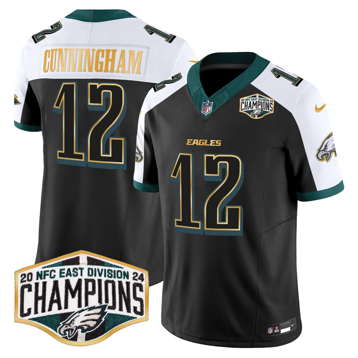 PHI 2024 NFC East Division Champions Gold Trim Vapor Limited Jersey - image 85