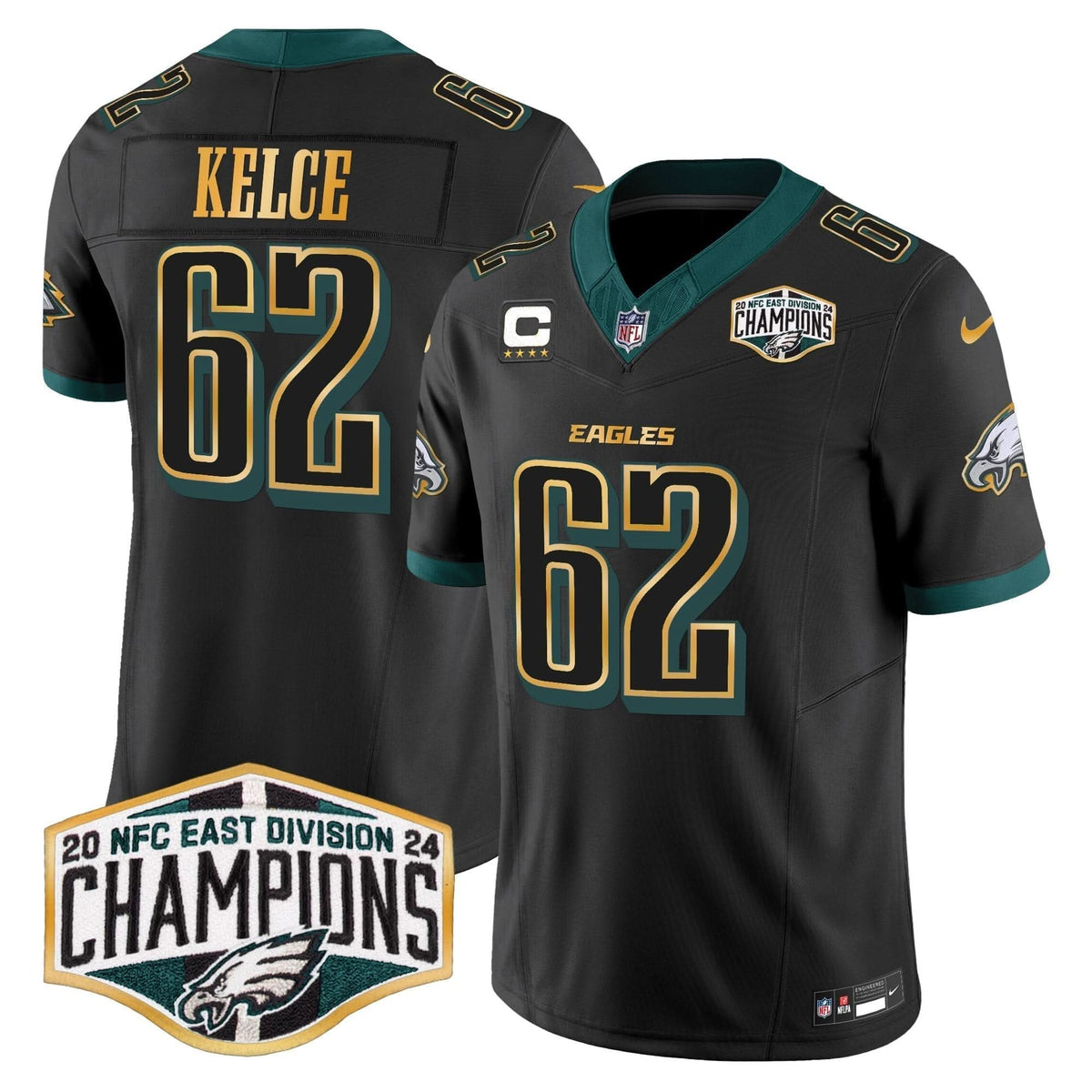 PHI 2024 NFC East Division Champions Gold Trim Vapor Limited Jersey - image 62